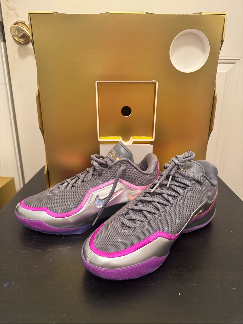 Nike LeBron XXIII Lux Bubble Boy Grey Silver Purple 9.5 IF0694-002 NIB
